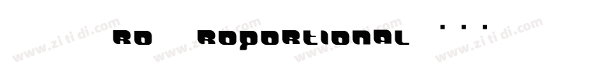 BST Aro Proportional字体转换